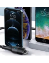 Hurtownia GSM - Kabel magnetyczny USAMS U66 USB-C na USB-C/ lightning 60W PD Fast Charge 2.0m pleciony czarny/black SJ507USBXX01 - USA228BLK - {ean13} - Hurt