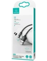 Hurtownia GSM - Magnetický kabel USAMS U59 lightning 2.1A rychlé nabíjení 1m pletený černý SJ472USB01 s nastavitelným úhlem - USA237BLK - {ean13} - Hurt