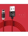 Kabel magnetyczny USAMS U-Sure lightning 1m 2.1A pleciony czerwony/red SJ292USB02