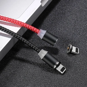 Hurtownia GSM - Kabel magnetyczny USAMS U-Sure lightning 1m 2.1A pleciony czerwony/red SJ292USB02 - USA248RED - {ean13} - Hurt