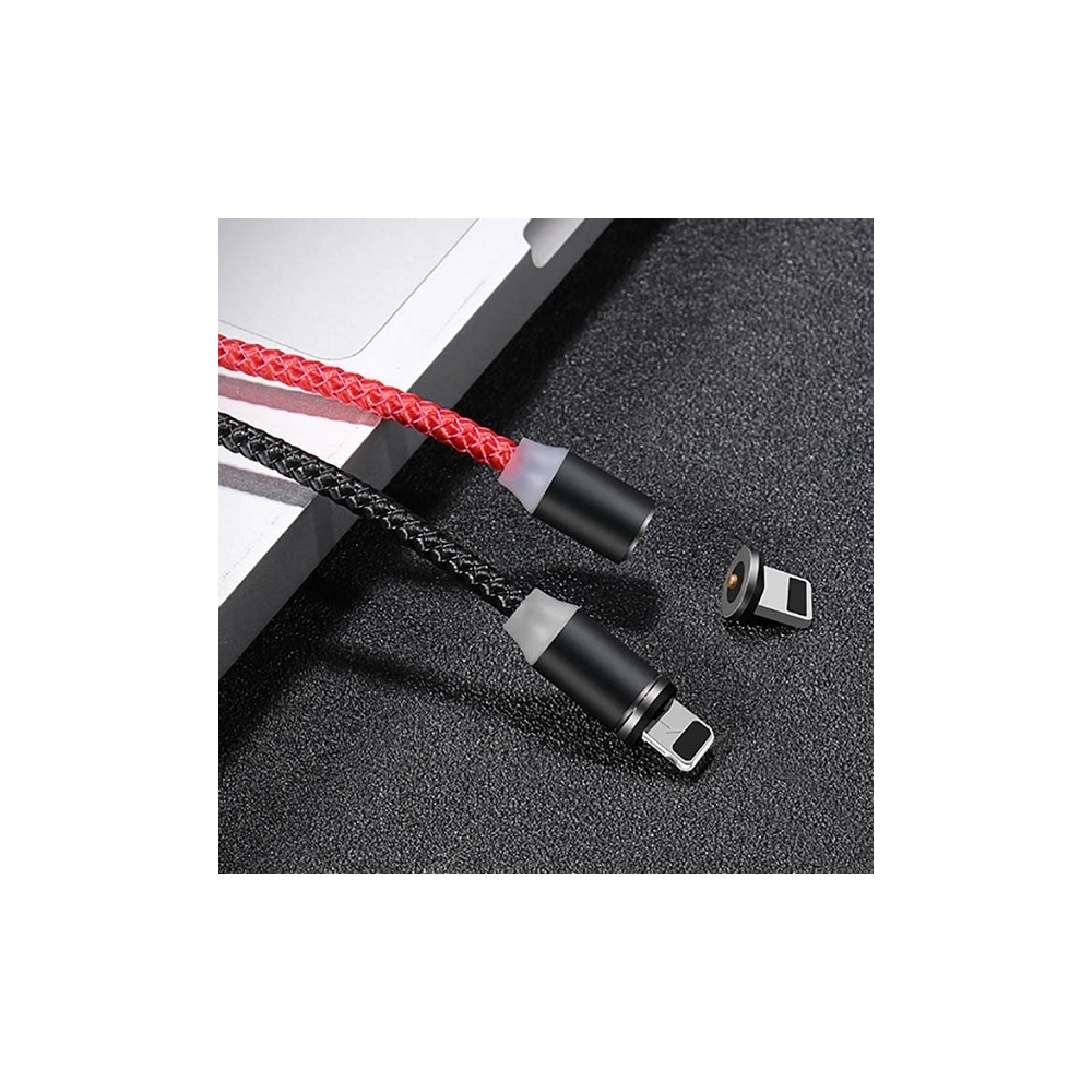 Hurtownia GSM - Kabel magnetyczny USAMS U-Sure lightning 1m 2.1A pleciony czerwony/red SJ292USB02 - USA248RED - {ean13} - Hurt