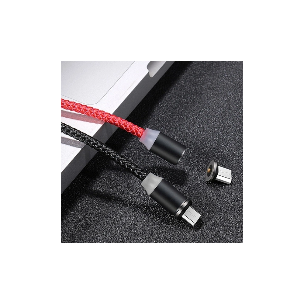 Hurtownia GSM - Magnetický kabel USAMS U-Sure microUSB 1m 2.1A pletený černý/black SJ294USB01 - USA249BLK - {ean13} - Hurt