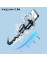 Wholesale USAMS Nylon Cable Rotatable U60 2A Lightning black 1m SJ476USB01 (US-SJ476) - USA257BLK - {ean13} - Hurt