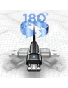 Hurtownia GSM - Kabel pletený USAMS otočný U60 2A microUSB černý/black 1m SJ478USB01 - USA259BLK - {ean13} - Hurt