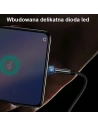 Hurtownia GSM - Kabel pletený USAMS otočný U60 2A microUSB černý/black 1m SJ478USB01 - USA259BLK - {ean13} - Hurt