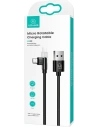 Hurtownia GSM - Kabel pletený USAMS otočný U60 2A microUSB černý/black 1m SJ478USB01 - USA259BLK - {ean13} - Hurt