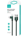 Hurtownia GSM - Kabel pleciony USAMS obrotowy U60 2A microUSB zielony/green 1m SJ478USB02 - USA260GRN - {ean13} - Hurt