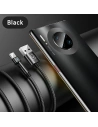 Hurtownia GSM - Kabel pletený USAMS otočný U60 2A USB-C černý 1m SJ477USB01 - USA261BLK - {ean13} - Hurt