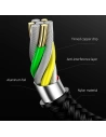 Wholesale USAMS Nylon Cable U19 USB 3.0 microUSB B to external drive 1m black SJ272USB01 (US-SJ272) - USA264BLK - {ean13} - Hurt