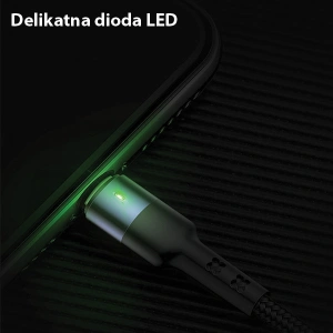 Hurtownia GSM - Kabel pleciony USAMS U26 3w1 0.35m 2A Fast Charge (lightning/microUSB/USB-C) SJ410USB01 - USA265 - {ean13} - Hurt