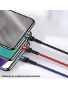Hurtownia GSM - Kabel pleciony USAMS U26 3w1 1,5m 2A Fast Charge (lightning/microUSB/USB-C) SJ318USB01 - USA266 - {ean13} - Hurt
