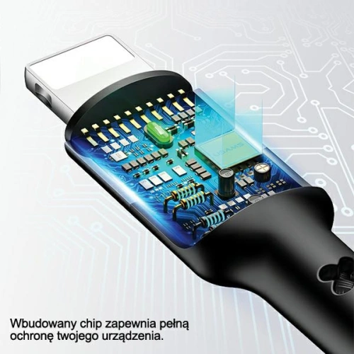 Kabel pleciony USAMS U26 3w1 1,5m 2A Fast Charge (lightning/microUSB/USB-C) SJ318USB01