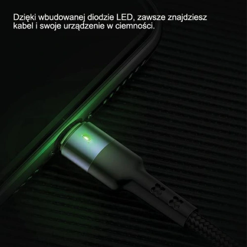 Kabel pleciony USAMS U26 3w1 1,5m 2A Fast Charge (lightning/microUSB/USB-C) SJ318USB01