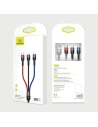 Hurtownia GSM - Kabel pleciony USAMS U26 3w1 1,5m 2A Fast Charge (lightning/microUSB/USB-C) SJ318USB01 - USA266 - {ean13} - Hurt