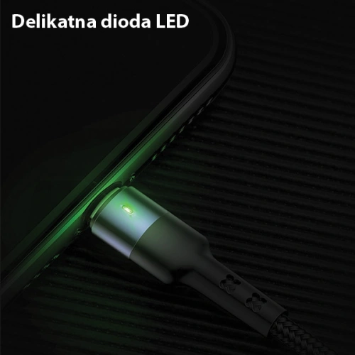 Kabel pleciony USAMS U26 3w1 3m 2A Fast Charge (lightning/microUSB/USB-C) SJ412USB01