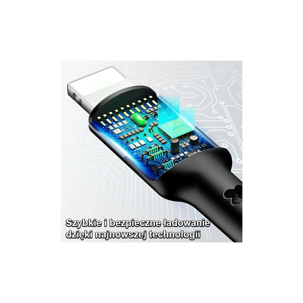 Hurtownia GSM - Kabel pleciony USAMS U26 4w1 1.5m 2A Fast Charge Springs (2xlightning/microUSB/USB-C) SJ349USB01 - USA269 - {ean13} - Hurt