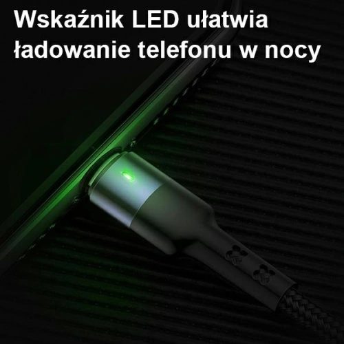 Kabel pleciony USAMS U26 4w1 1.5m 2A Fast Charge Springs (2xlightning/microUSB/USB-C) SJ349USB01