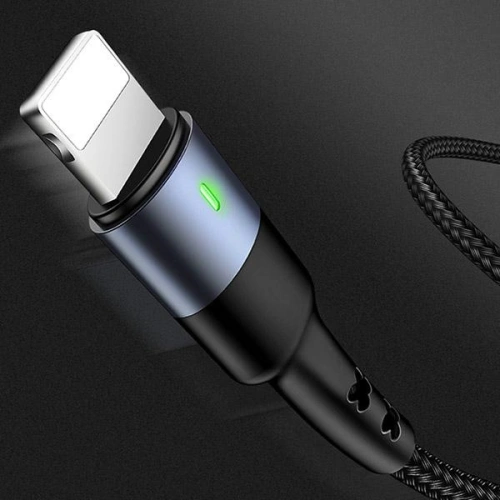 Kabel pleciony USAMS U26 4w1 1.5m 2A Fast Charge Springs (2xlightning/microUSB/USB-C) SJ349USB01