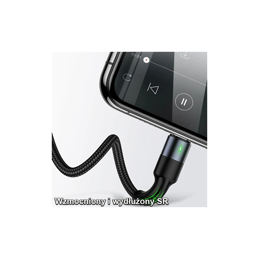 Hurtownia GSM - Kabel pleciony USAMS U26 4w1 1.5m 2A Fast Charge Springs (2xlightning/microUSB/USB-C) SJ349USB01 - USA269 - {ean13} - Hurt