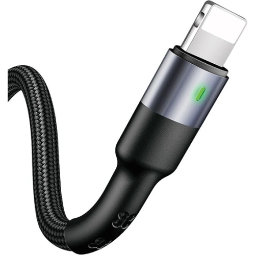 Kabel pleciony USAMS U26 lightning 1m 2A Fast Charging czarny/black SJ311IP01