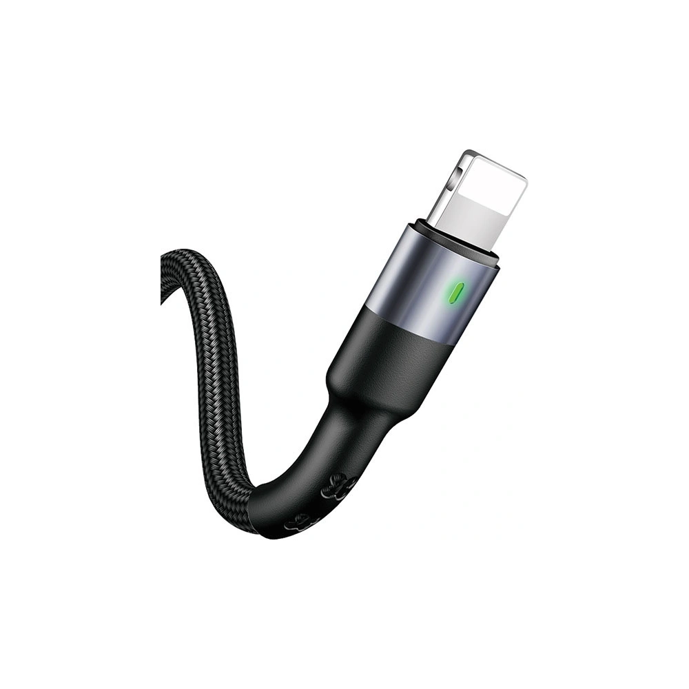 Hurtownia GSM - Kabel pletený USAMS U26 lightning 1m 2A rychlé nabíjení černý/black SJ311IP01 - USA271BLK - {ean13} - Hurt