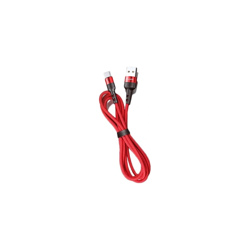 Hurtownia GSM - Kabel pleciony USAMS U26 microUSB 1m 2A Fast Charging czerwony/red SJ312MC02 - USA274RED - {ean13} - Hurt