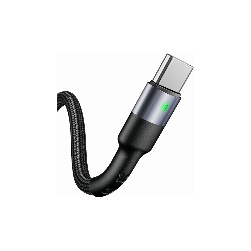 Wholesale USAMS Nylon Cable U26 USB-C 1m 3A Fast Charging black SJ313TC01 (US-SJ313) - USA276BLK - {ean13} - Hurt