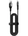 Kabel pleciony USAMS U27 USB-C 5A Flash Charge czarny/black 1,2m SJ319USB01