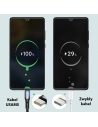 Hurtownia GSM - Kabel pletený USAMS U27 USB-C 5A Flash Charge černý/black 1,2m SJ319USB01 - USA278BLK - {ean13} - Hurt