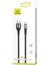 Hurtownia GSM - Kabel pletený USAMS U27 USB-C 5A Flash Charge černý/black 1,2m SJ319USB01 - USA278BLK - {ean13} - Hurt