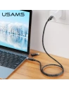 Wholesale USAMS Nylon Cable U31 USB-C - USB-C/Lightning 60W PD Fast Charge black SJ403USB01 (US-SJ403) - USA281BLK - {ean13} - Hurt