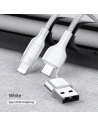 Hurtownia GSM - Kabel pletený USAMS U31 USB-C/USB na lightning 30W PD Fast Charge bílý SJ404USB02 - USA283WHT - {ean13} - Hurt