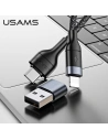Hurtownia GSM - Kabel pleciony USAMS U31 USB-C/USB na lightning 30W PD Fast Charge czarny/black SJ404USB01 - USA284BLK - {ean13} - Hurt