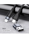 Hurtownia GSM - Kabel pleciony USAMS U31 USB-C/USB na lightning 30W PD Fast Charge czarny/black SJ404USB01 - USA284BLK - {ean13} - Hurt