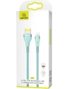 Kabel pletený USAMS U33 lightning 1,2m 2A rychlé nabíjení modrý/cyan SJ360USB02