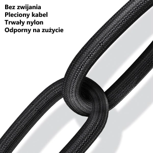 Hurtownia GSM - Kabel pleciony USAMS U33 lightning 1,2m 2A Fast Charging niebieski/cyan SJ360USB02 - USA285CYA - {ean13} - Hurt