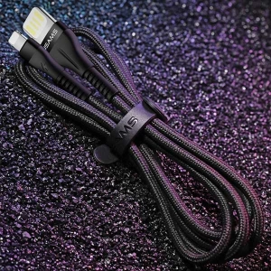 Hurtownia GSM - Kabel pleciony USAMS U33 lightning 1,2m 2A Fast Charging niebieski/cyan SJ360USB02 - USA285CYA - {ean13} - Hurt