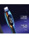 Hurtownia GSM - Kabel pleciony USAMS U36 lightning 1,2m 2A Fast Charging LED czarny/black SJ368USB01 - USA287BLK - {ean13} - Hurt