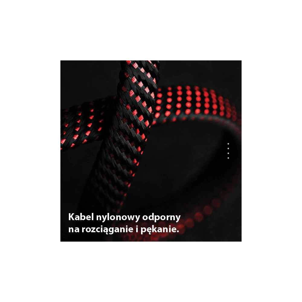 Hurtownia GSM - Kabel pleciony USAMS U36 lightning 1,2m 2A Fast Charging LED czarny/black SJ368USB01 - USA287BLK - {ean13} - Hurt