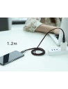 Hurtownia GSM - Kabel pleciony USAMS U36 lightning 1,2m 2A Fast Charging LED czarny/black SJ368USB01 - USA287BLK - {ean13} - Hurt