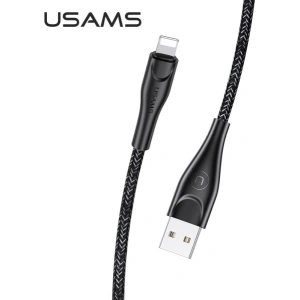 Hurtownia GSM - Kabel pleciony USAMS U41 lightning 1m 2A czarny/black SJ391USB01 Fast Charge - USA289BLK - {ean13} - Hurt