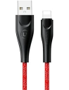 USAMS Nylon Cable U41 Lightning 1m 2A red SJ391USB02 (US-SJ391) Fast Charge