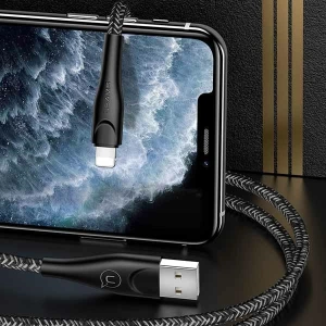 Hurtownia GSM - Kabel pleciony USAMS U41 lightning 1m 2A czerwony/red SJ391USB02 Fast Charge - USA290RED - {ean13} - Hurt