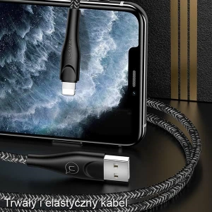 Hurtownia GSM - Kabel pleciony USAMS U41 lightning 2m 2A czerwony/red SJ394USB02 Fast Charge - USA292RED - {ean13} - Hurt