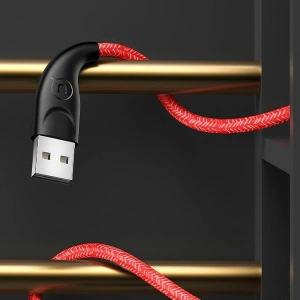 Hurtownia GSM - Kabel pleciony USAMS U41 lightning 2m 2A czerwony/red SJ394USB02 Fast Charge - USA292RED - {ean13} - Hurt