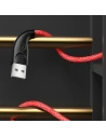 Wholesale USAMS Nylon Cable U41 Lightning 2m 2A red SJ394USB02 (US-SJ394) Fast Charge - USA292RED - {ean13} - Hurt