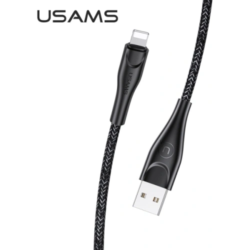 Kabel pleciony USAMS U41 lightning 3m 2A czarny/black SJ397USB01 Fast Charge