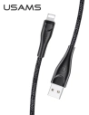 Kabel pletený USAMS U41 lightning 3m 2A černý/black SJ397USB01 Rychlé nabíjení