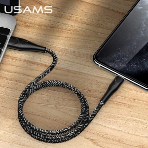 Hurtownia GSM - Kabel pleciony USAMS U41 lightning 3m 2A czarny/black SJ397USB01 Fast Charge - USA293BLK - {ean13} - Hurt