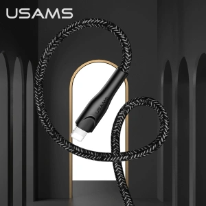 Hurtownia GSM - Kabel pleciony USAMS U41 lightning 3m 2A czarny/black SJ397USB01 Fast Charge - USA293BLK - {ean13} - Hurt